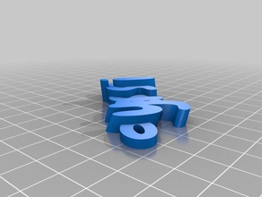 yassin Schlüsselanhänger angepasst 3d print model - Mito3D