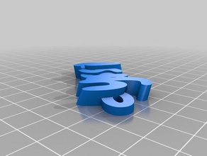 yassin Schlüsselanhänger angepasst 3d print model - Mito3D