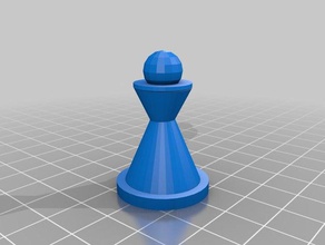 primitive pawn 3d printing 3d print model - Mito3D
