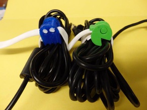 cable attaches silicone strap attache cable avec bracelet silicone gadgets cable clip cable holder cable management pac man pacman