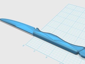 coltello earings orecchini 3d print model - Mito3D