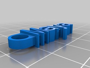 maias keycahin organização personalizado 3d print model - Mito3D