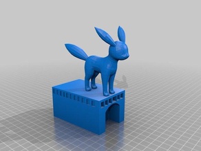 umbreon pokemon 3d impressão 3d print model - Mito3D