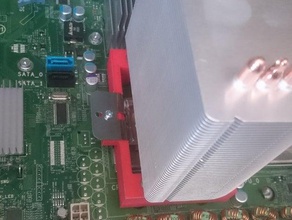 intel socket 771 cpu heatsink adaptor computer dell t5400 xeon 3d print model - Mito3D