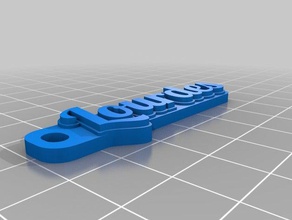 lourdes llaveros personalizado 3d print model - Mito3D