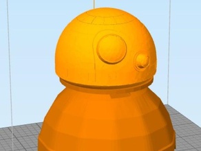 ez-robot bb-8 cabeza la robótica 3d print model - Mito3D
