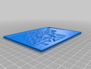 trabalho de jorge 2d a arte personalizado 3d print model - Mito3D