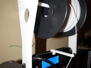 prusa i3 zonestar filament top holder 3d printer accessories 3d print model - Mito3D