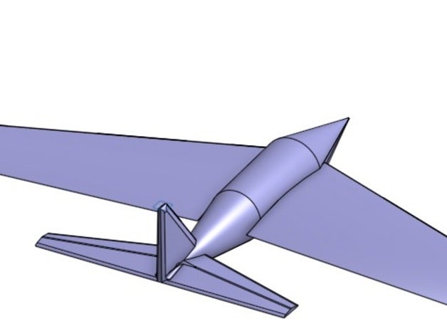 ästhetische Flugzeug Fahrzeuge 3D print model - Mito3D