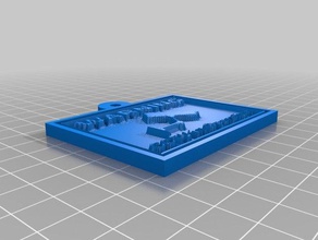 avviso del cctv di funzionamento 2d art personalizzato 3d print model - Mito3D