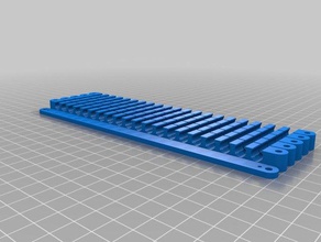 my customized ethernet cable manager parametric tool holders boxes 3d print model - Mito3D