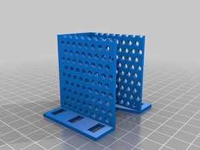 rackmount bracket 1u 3u pin retainers tool holders boxes 3d print model - Mito3D