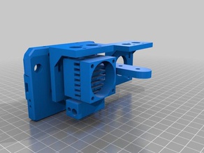 wombot-markabot-e3d clone chimera cyclops plate v1 printing 3d print model - Mito3D