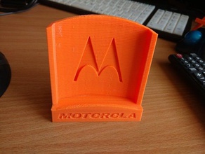 motorola phone stand oynatma mobil 3d print model - Mito3D