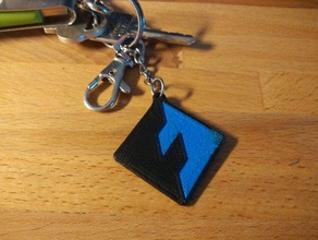 flashforge keychain signs logos 3d print model - Mito3D