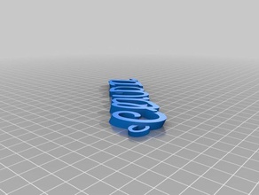 özelleştirilmiş iamburnysclaudia benim organizasyon 3d print model - Mito3D