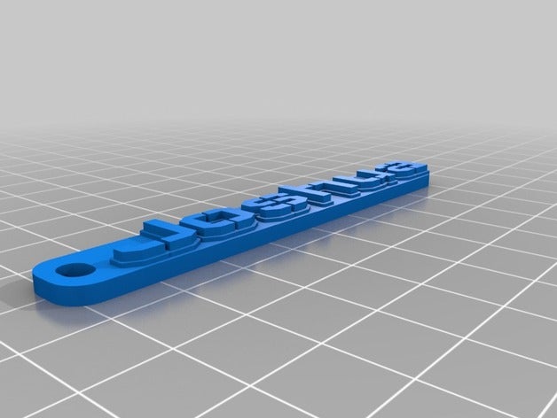 joshuas keytag chaveiros personalizado 3D print model - Mito3D