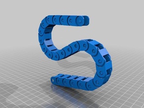 la mia su misura completamente parametrico cavo catena v2 3d stampante parti 3d print model - Mito3D