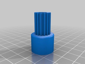 longboard polia porca 15t htd3 3d a impressora partes personalizado 3d print model - Mito3D
