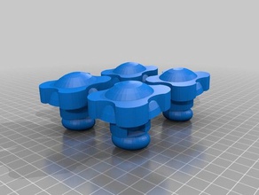 cópia parafuso m6 hex parafusos 3d impressão 3d print model - Mito3D