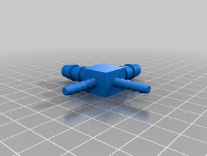 meu personalizada do tubo da tubulação de mangueira conector gerador ao ar livre jardim 3d print model - Mito3D