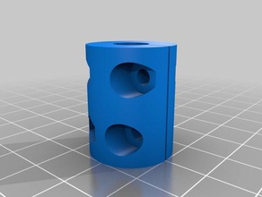 meine angepasste parametrische z-Achse Koppler stepper-Gewindestange Kupplung 3d Drucker Teile 3d print model - Mito3D