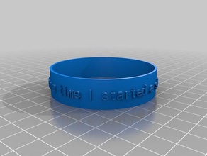 marisa kingston pd 4 bracelet art personnalisé 3d print model - Mito3D