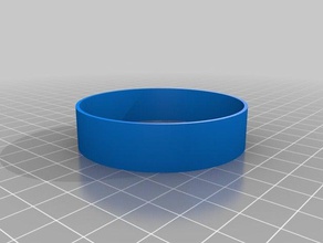 il mio personalizzato poesia semplice braccialetto arte 3d print model - Mito3D