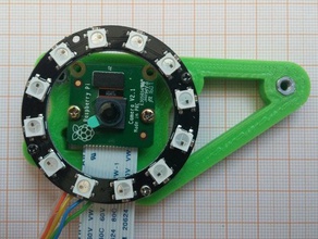 fabscan camera holder light pi-cam v2 parts 8mp raspi cam pi fabscanpi raspicam 3d print model - Mito3D