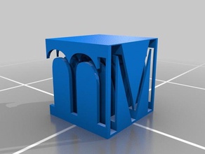 m Kunst kundengebundene 3d print model - Mito3D