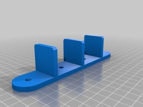 sliding door bracket organization customized 3d print model - Mito3D