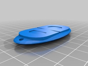 izabellas logotipo keychain 3d impressão 3d print model - Mito3D