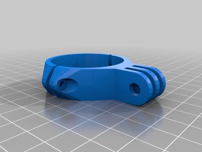 39mm roll bar clamp camera customized 3d print model - Mito3D