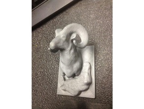 sheep ram mount 3d printing 3d print model - Mito3D