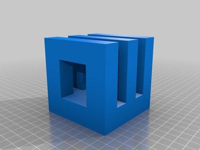 my customized mothers day cube art 3d print model - Mito3D