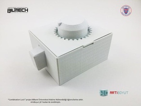 combination lock engineering 3d print model - Mito3D