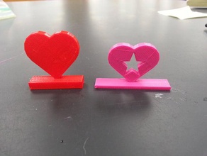 küçük kalpler hediye Anneler Günü 3d print model - Mito3D