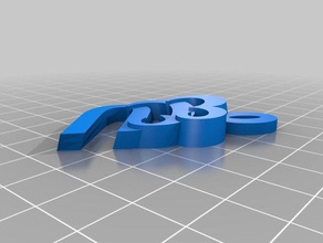 maría ecu keycahin llaveros personalizado 3d print model - Mito3D