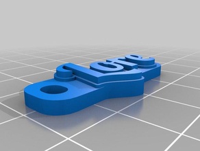 mon personnalisés multiligne tag trousseau de clés porte-clés 3d print model - Mito3D
