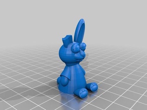 chocolate de coelho animais 3d print model - Mito3D