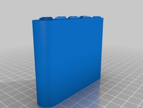 18650 x5 caso recipientes personalizado 3d print model - Mito3D
