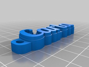 carla llaveros personalizado 3d print model - Mito3D
