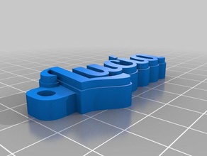 luc&iacutea de porte-clés personnalisé 3d print model - Mito3D