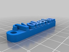 valeria chaveiros personalizado 3d print model - Mito3D