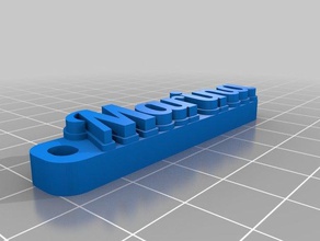 marina Schlüsselanhänger angepasst 3d print model - Mito3D