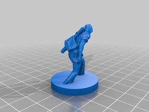 d&dpathfinder rogue figurine toy game accessories dnd miniature dungeons dragons tabletop 3d print model - Mito3D