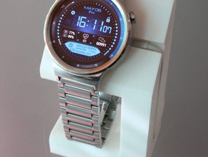 huawei watch stand station de recharge mobile téléphone 3d print model - Mito3D