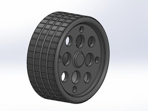 rueda callo cuadrado para redüktörlü generico Robotik arduino vites küçültme robotica tekerlek 3d print model - Mito3D