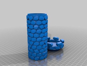 my customized turret 20 buildings structures 3d print model - Mito3D