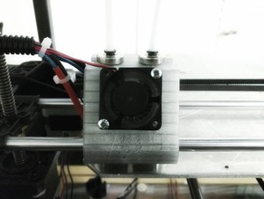 rigidbot dual e3d bowden mount printer accessories upgrade 3d print model - Mito3D